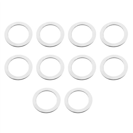EMSea 10pcs Rondelles de Pédale pour 9/16'' Pédale Essieux/Manivelles VTT Vélo de Toute 20mm Diamètre Extérieur 14.5mm Diamètre