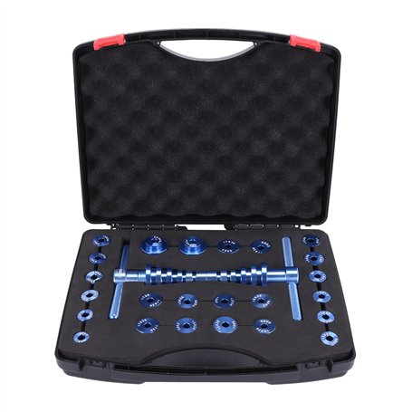 Fayrimi Kit de Presse à roulement de Cycle pour Roues/moyeux de roulement de vélo à Queue Souple Outil de moyeu