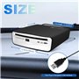 Iegefirm Interface USB 2.0 Autoradio CD/DVD Dish Box Player StéRéO Externe pour Android
