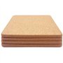 PRATYAHARA Coussin Carré Épais en Liège Haute Densité pour Plats Chauds