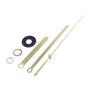 Geieold 1 Pack Remplacement Horloge Murale Mains Bricolage Pièces De Réparation Pendule Mécanisme De Mouvement Horloge À Quartz 