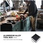 berjalan Boîte de Rangement en Alliage D'Aluminium pour Accessoires de Boîte à Outils - Pratique, Petite Valise en Aluminium pou
