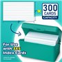 YEHEI Boîte de Rangement pour Fiches 3 X 5 Pouces, Boîte de Rangement pour Fiches Flash Note, Boîte de Rangement pour Fiches 3 X