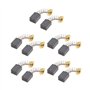 eMagTech 5 paires Balais de Carbone CB411 191940-4 6x9x12mm Compatible avec Makitta RT0700C 3707F 3708F 3708FC Broyeur Routeur