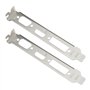 SG Store 2pcs Support de Profil Pleine Hauteur pour HDMI DVI VGA ATI Carte Graphique Vidéo Coque d'ordinateur Composants de Remp