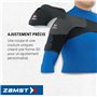 Zamst Épaulière - Orthèse Compressive de Stabilisation Dynamique, Soulagement de la Douleur pour Blessures de Sport, Soutien d'é