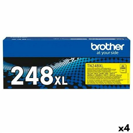 Toner Brother HLL3220CW 3240CDW DCPL3520CDW 3560CDW MFCL3740CDW 3760CDW HLL8230CDW 8240CDW MFCL8340CDW 8390CDW Jaune (4 Unités)