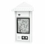 Thermomètre électronique max min avec toit.