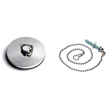 Bulk Hardware BH03916 Bouchon de baignoire en Métal Chromé