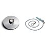 Bulk Hardware BH03916 Bouchon de baignoire en Métal Chromé