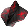 Hardcore XT 2D Holographic Dragon Extra Épais Standard Fléchettes Dart Flights - 3 Jeux par Paquet (9 Dart Vols au Total)
