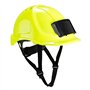 Portwest PB55 Vented Hard Hat Helmet with Badge ID Colour=Orange