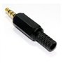 5 mm 4 Pôles Jack Fiche Soudure Borne pour l'audio ou Vidéo câble Plaqués Or