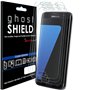 TECHGEAR [3 Pack] Protection Écran pour Galaxy S7 Edge [ghostSHIELD] Film de Protection Souple en TPU avec Protection Totale de