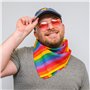 TRIXES Bandena arc-en-Ciel - Cadeaux arc-en-Ciel -LGBTQA+ - Bandana de Coton - Neckerchief Multicolore - Accessoires de Fierté –