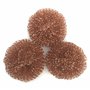3 X Cuivre grattante Heavy Duty de cuisine Pots casseroles Brosse de nettoyage frais de port gratuits.