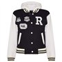 A2Z 4 Kids B.B Encapuchonné R Mode NYC/FOX Veste Varsity - B.B NYC Black Grey 7-8