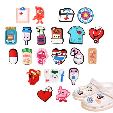 Dokeno 21pcs Charmes de Chaussure