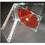 Panmer Lot de 25 boîtiers pour 2 CD Transparent 5