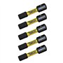 5 x SabreCut SCRH532_5 32 mm H5 Hex Magnétique Impact Tournevis Embouts Set Single End Heavy Duty Compatible avec Dewalt Milwauk