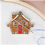 Caterpillar Cross Stitch Needle Minder – Maison en pain d'épices pour point de croix