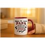 Jungle Mug – si papa ne peut pas le réparer | cadeau fête des pères papa bricoleur | tasse humour outils homme | idée cadeau ann
