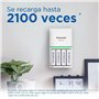 Piles Rechargeables Panasonic BK-3MCDE/4CP+CASE