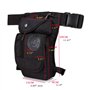 Xieben Nylon Drop Leg Sac pour Hommes Femmes Moto Vélo Hanche Bum Ceinture Taille Fanny Pack Voyage en Plein Air Camping Tactiqu