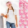 3pcs Bandeaux Large Cheveux Fille Headband Serre Tête Élastique Licorne Cygne Coeur Fée Papillon Dessin Animé Blanc Vert Rose Ba