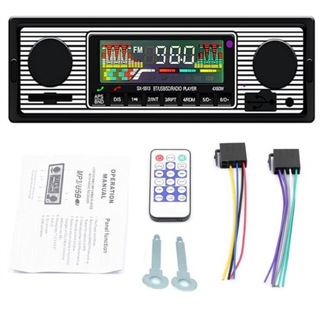 WEPARTICULAR Autoradio avec Bluetooth