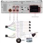 WEPARTICULAR Autoradio avec Bluetooth, autoradio avec Port USB/SD/AUX, 4 x 45 W autoradio FM, Lecteur multimédia MP3 Lecteur MP3