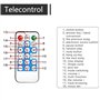 WEPARTICULAR Autoradio avec Bluetooth, autoradio avec Port USB/SD/AUX, 4 x 45 W autoradio FM, Lecteur multimédia MP3 Lecteur MP3