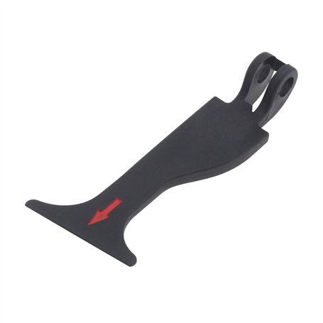 Be In Your Mind Loquet de Verrouillage de Tige de poignée de Traction de Capot Avant Noir Compatible avec Mercedes Classe C W203