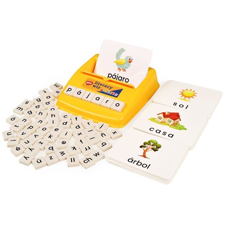 Jeu Amusant d'alphabétisation espagnole - Espanol Minuscules Mots de Vue - 60 Cartes Flash - Jouets éducatifs d'apprentissage de