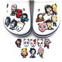 Krilucly Shoe Charm, Dessin animé Pendentifs pour Chaussures, Basketball Pendentifs Chaussures, Personnalize With Shoe Decoratio