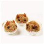Souris à corde vibrante interactive en peluche pour chats