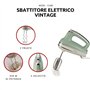 Ariete 1548 Mixeur plongeant vintage 450 W 5 vitesses Fonction Turbo 2 batteurs Vert
