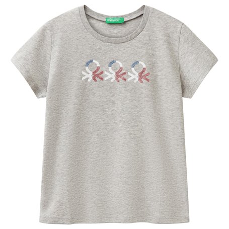 T-shirt Fille Blanc à Manches Courtes United Colors of Benetton 13,88 €