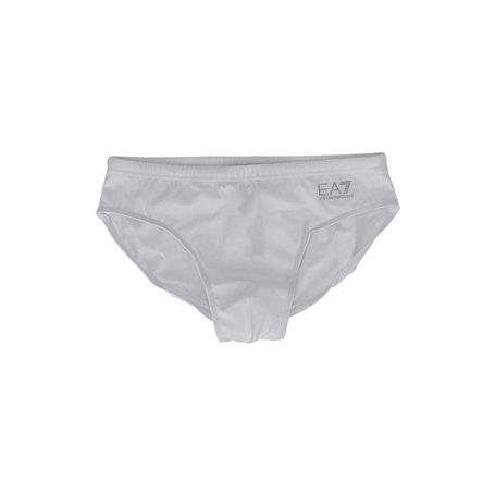 COSTUME MARE E PISCINA Uomo EA7 7M000501 AF14514 SLIP BEACHWEAR M0076 WHITE/SILVER