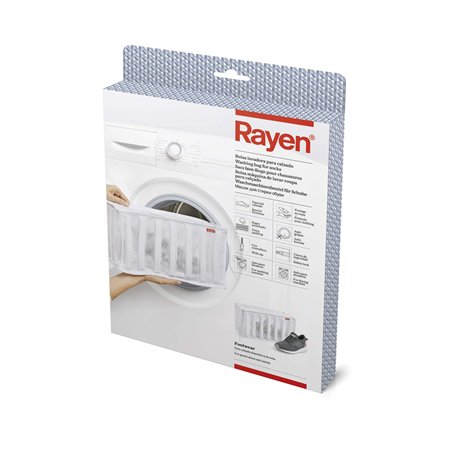Rayen 6290.01 Lave séchoir Linge Sac de Protection réutilisable pour Le Lavage des Chaussures |