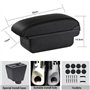 YJYWZH Voiture Accoudoirs Pour Renault Captur Kaptur 2013-2017 Boîte de Rangement de La Console Centrale Interieure Double Couch