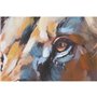 Cadre Home ESPRIT Bleu Orange Colonial Lion 70 x 3,5 x 100 cm (2 Unités)