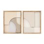 Cadre Home ESPRIT Blanc Beige Naturel Moderne Scandinave 40 x 3