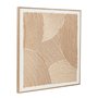 Cadre Home ESPRIT Blanc Naturel Moderne Avec relief Scandinave 100 x 3,8 x 100 cm (2 Unités)