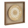 Cadre Home ESPRIT Blanc Beige Boho 35 x 3,6 x 35 cm (2 Unités)