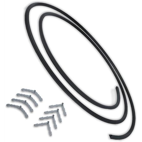 Anakel Home Kit de Joint de Porte de Four Universel en Silicone à 3 et 4 Côtés Compatible avec la plupart des Fours | Comprend d