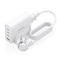 Chargeur sans fil Aisens ASCH-140W4P055-W Blanc 140 W