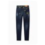 Jeans Desigual Akira avec Broderie Florale - Bleu 86,30 €