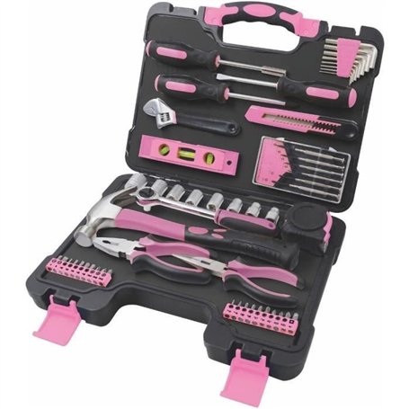 Ensemble d'outils - FIELDMANN - FDG 5010-53R - 53 pieces - Couleur rose - Outils pour femmes