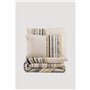 Parure de lit - 1 housse de couette 220 x 240 cm + 2 taies d'oreiller 60 x 60 cm - 100% coton ranforcé - Blanc